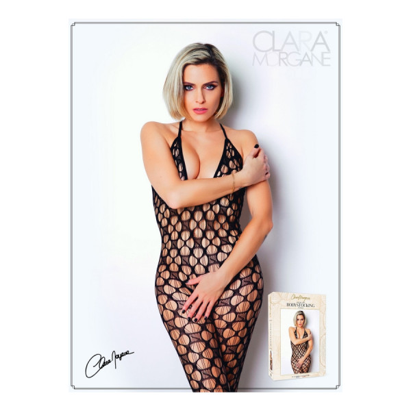 Bodystocking  en résille avec maille  large - Le Numéro 11 - Collection Bodystocking 